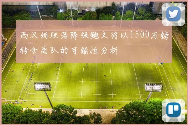西汉姆联若降级鲍文将以1500万镑转会离队的可能性分析